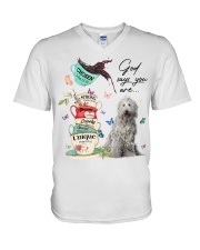 Chosen - Komondor V-Neck T-Shirt tile