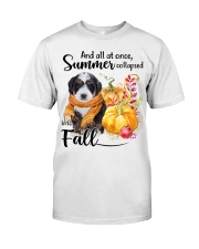Into Fall - Bernedoodle Premium Fit Mens Tee tile