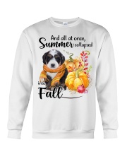 Into Fall - Bernedoodle Crewneck Sweatshirt tile