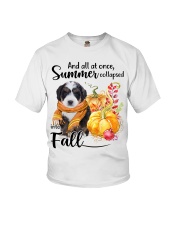 Into Fall - Bernedoodle Youth T-Shirt tile