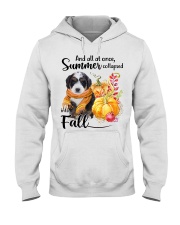Into Fall - Bernedoodle Hooded Sweatshirt tile