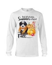 Into Fall - Bernedoodle Long Sleeve Tee tile