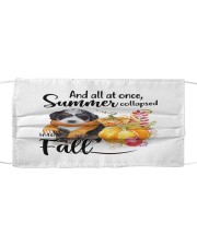 Into Fall - Bernedoodle Mask tile