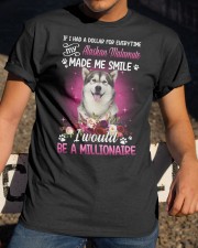 Millionaire - Alaskan Malamute Classic T-Shirt apparel-classic-tshirt-lifestyle-28