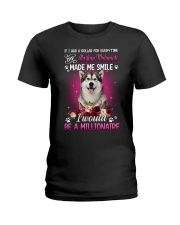 Millionaire - Alaskan Malamute Ladies T-Shirt tile