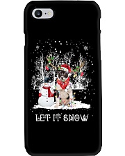 Xmas Reindeer - Karelian bear dog Phone Case tile