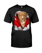 Canada Flag - Nova Scotia Duck Tolling Retriever Classic T-Shirt front