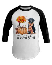 It is Fall - Labrador Retriever 1 Baseball Tee tile
