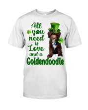 Lucky Need - CHOCOLATE Goldendoodle Premium Fit Mens Tee tile