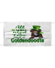 Lucky Need - CHOCOLATE Goldendoodle Mask tile