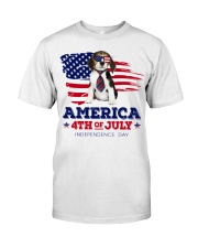 American 4th july - Beagle Classic T-Shirt front