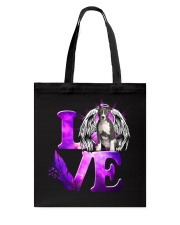 Heaven Love - Blue Nose Pitbull Tote Bag tile