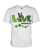 Patrick Life - French Bulldog 2 V-Neck T-Shirt tile