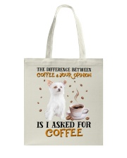 The Difference - Chorkie Tote Bag tile