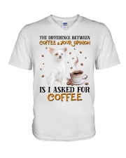 The Difference - Chorkie V-Neck T-Shirt tile