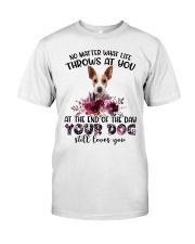 At The End - Rat Terrier 1 Classic T-Shirt front