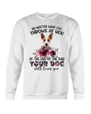 At The End - Rat Terrier 1 Crewneck Sweatshirt tile