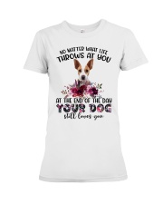 At The End - Rat Terrier 1 Premium Fit Ladies Tee tile