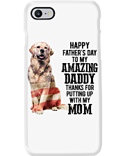 Father Day - Golden Retriever Phone Case tile