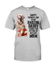 Father Day - Golden Retriever Classic T-Shirt front