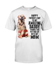 Father Day - Golden Retriever Classic T-Shirt tile