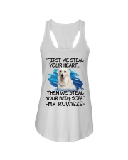 Steal Your Heart Kuvasz Dog Ladies Flowy Tank tile