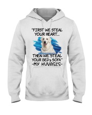 Steal Your Heart Kuvasz Dog Hooded Sweatshirt tile