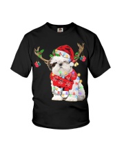 Reindeer - Shih Tzu Youth T-Shirt tile