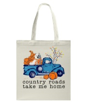 Blue Car - American Eskimo Tote Bag tile