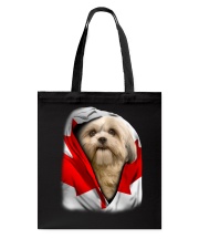 Canada Flag - Shih Tzu 3 Tote Bag tile