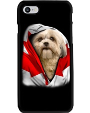 Canada Flag - Shih Tzu 3 Phone Case tile
