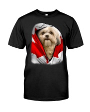 Canada Flag - Shih Tzu 3 Classic T-Shirt front