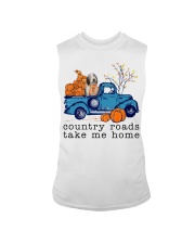 Blue Car - Bearded Collie Sleeveless Tee tile