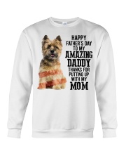 Father Day - Cairn Terrier Crewneck Sweatshirt tile