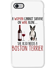 She Also Needs - Boston Terrier Phone Case tile