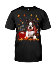 Hot Chocolate - BRINDLE Boston Terrier Premium Fit Mens Tee tile