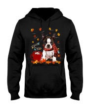 Hot Chocolate - BRINDLE Boston Terrier Hooded Sweatshirt tile
