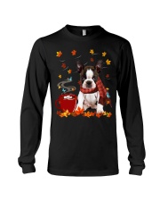 Hot Chocolate - BRINDLE Boston Terrier Long Sleeve Tee tile