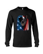 American flag - Blue Heeler Long Sleeve Tee tile