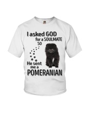 Canine Soulmate - BLACK Pomeranian Youth T-Shirt tile