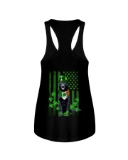 Lucky Flag - BLACK German Shepherd Ladies Flowy Tank tile