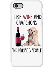 Three People - Cavachon 2 Phone Case tile