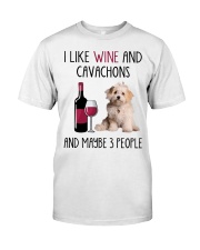 Three People - Cavachon 2 Classic T-Shirt front