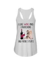 Three People - Cavachon 2 Ladies Flowy Tank tile