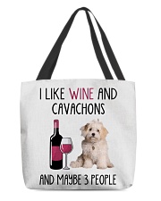 Three People - Cavachon 2 All-Over Tote tile