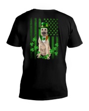 Lucky Flag - Dutch Shepherd V-Neck T-Shirt tile