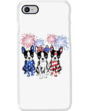 American Firework - Boston Terrier Phone Case tile