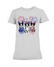 American Firework - Boston Terrier Premium Fit Ladies Tee tile