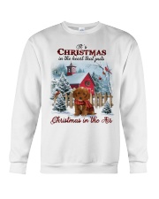 Christmas Air - RED Cockapoo Crewneck Sweatshirt tile