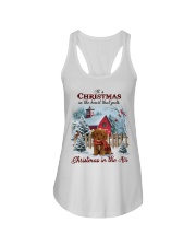 Christmas Air - RED Cockapoo Ladies Flowy Tank tile